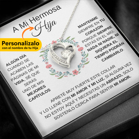 A Mi Hermosa Hija - Collar De Amor Eterno