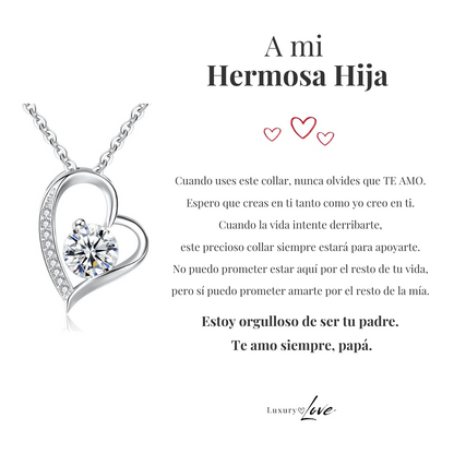 Collar Amor-Eterno™ para Mi Hija (con carta especial)