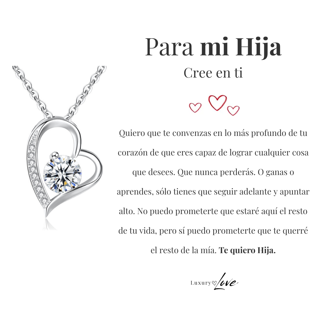 Collar Amor-Eterno™ para Mi Hija (con carta especial)