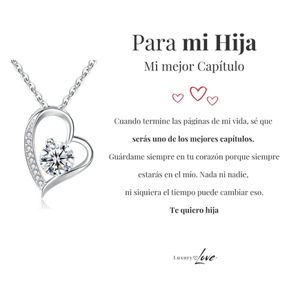 Collar Amor-Eterno™ para Mi Hija (con carta especial)