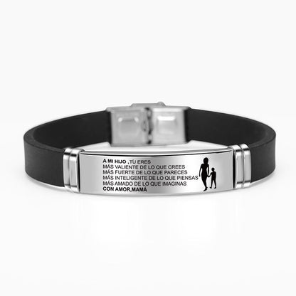 Pulsera Con Dedicatoria - A mi Hijo