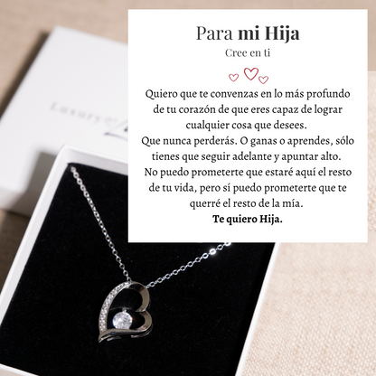 Collar Amor-Eterno™ para Mi Hija (con carta especial)