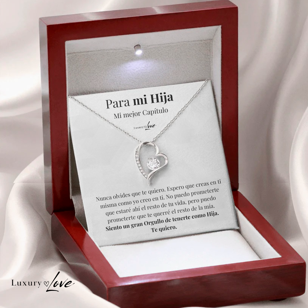 Collar Amor-Eterno™ para Mi Hija (con carta especial)