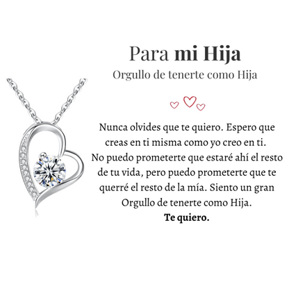 Collar Amor-Eterno™ para Mi Hija (con carta especial)